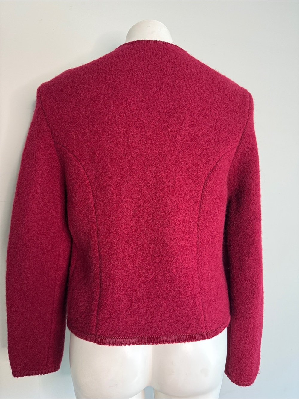 Like New VINTAGE Carroll Reed Boiled Wool Jacket - Picture 4 of 5